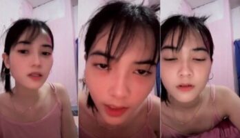 No Bra Challenge Live Dedek Molly Baju Pink Instagram